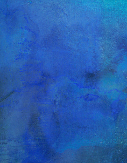 True Blue is a Giclee on Canvas Print by Seth B. Minkin, with rich blues and dynamic textures, reflecting bold and sophisticated design.